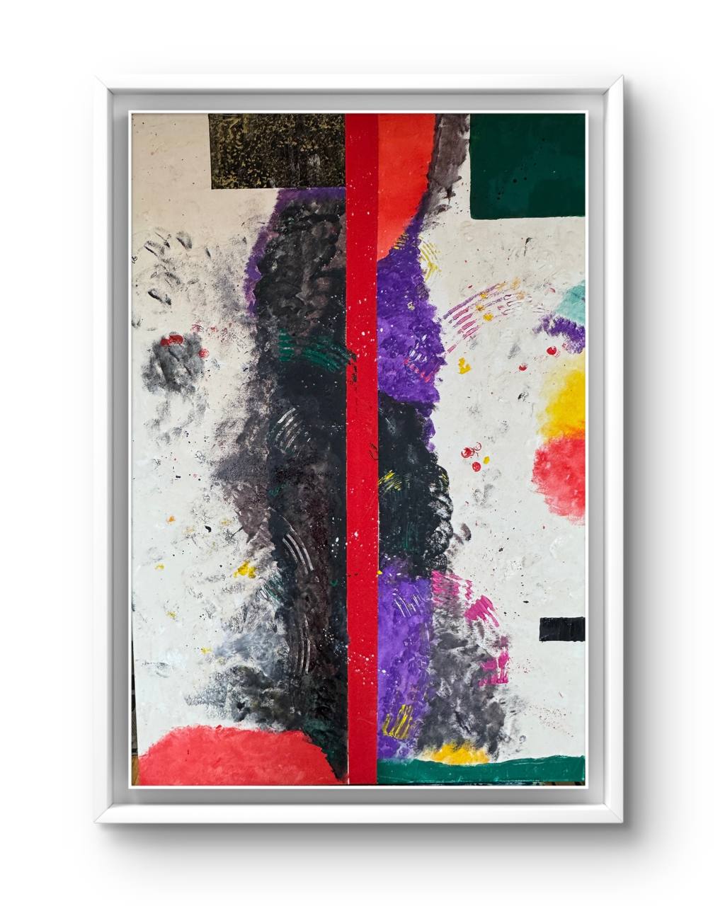 Red verdict - Slagjana Mirkovic - Acryl auf Leinwand mit natürlichen Pigmenten - 70 x 100 cm 3