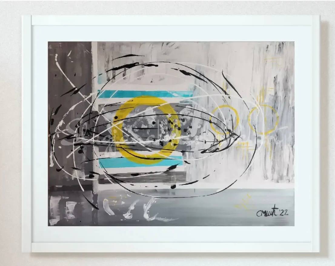 Going crazy - Slagjana Mirkovic - Acryl auf Leinwand mit natürlichen Pigmenten - 80 x 60 cm 4
