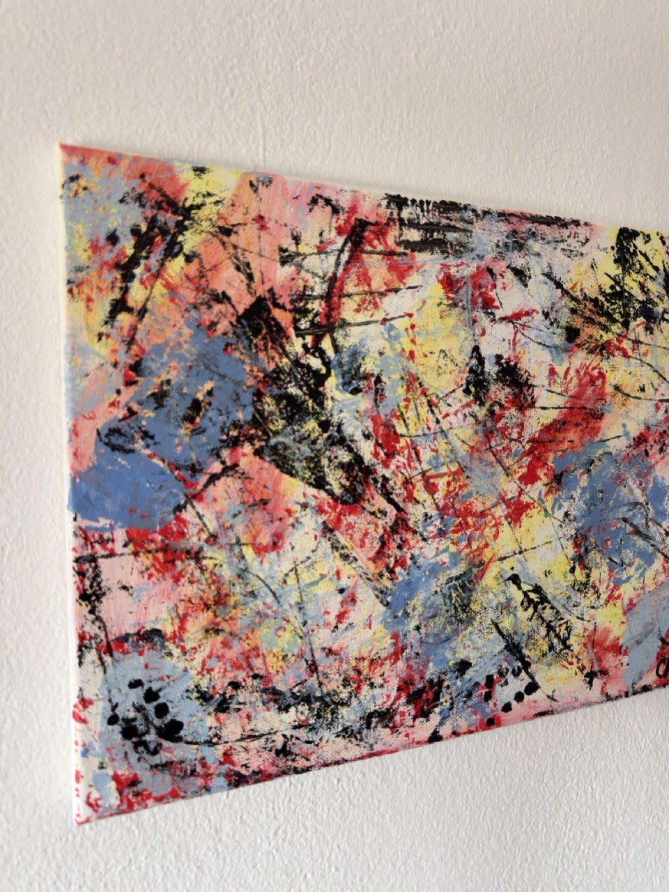Chaos - Slagjana Mirkovic - Acryl auf Leinwand mit natürlichen Pigmenten - 40 x 30 cm 3