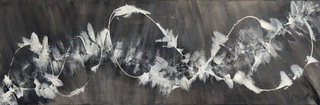 Infinity - Acryl auf Leinwand mit natürlichen Pigmenten - 120 x 40 cm