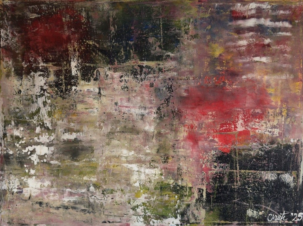 Colour power - Acryl auf Leinwand mit natürlichen Pigmenten - 80 x 60 cm