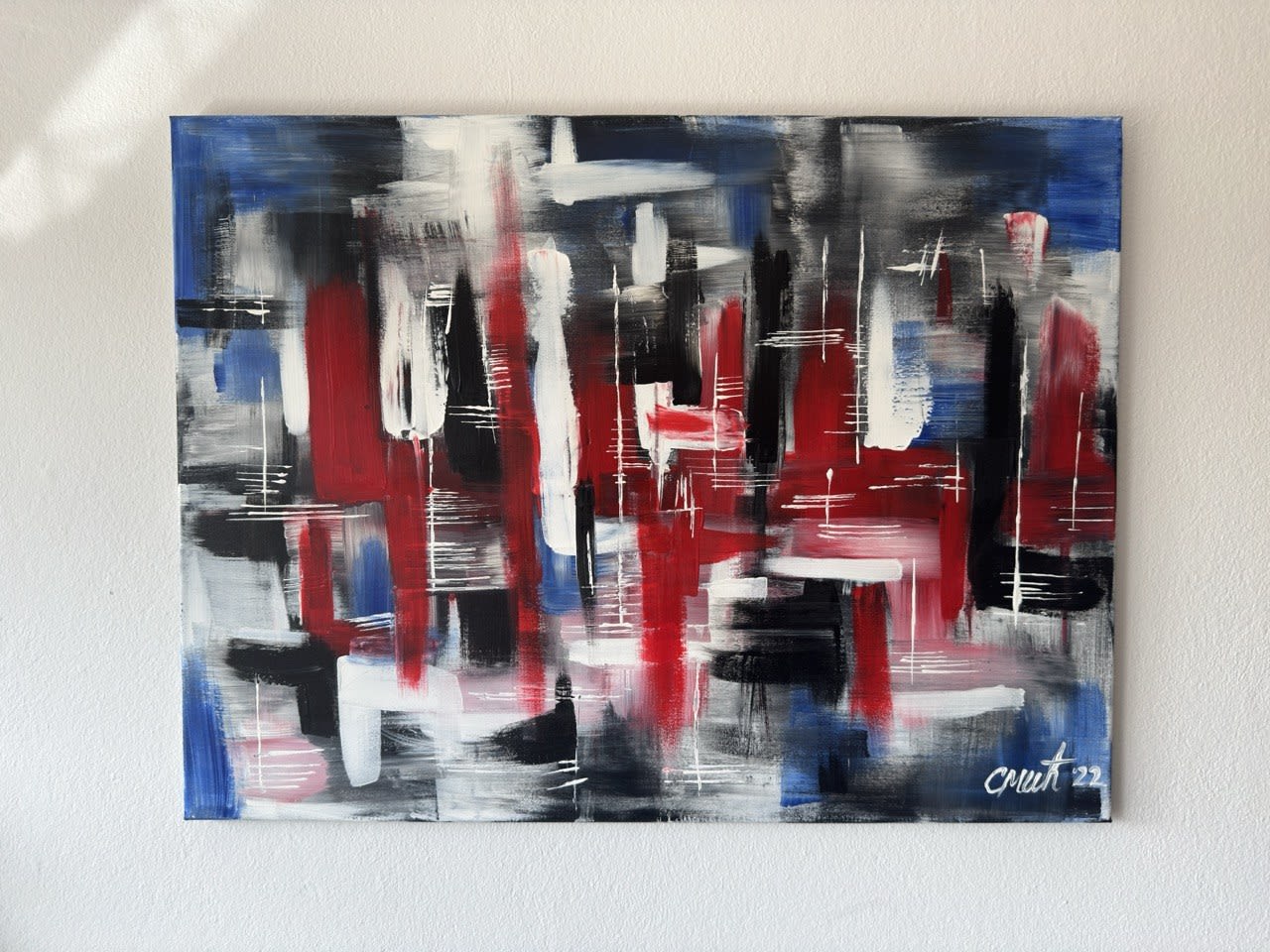 Sign - Slagjana Mirkovic - Acryl auf Leinwand mit natürlichen Pigmenten - 80 x 60 cm 4