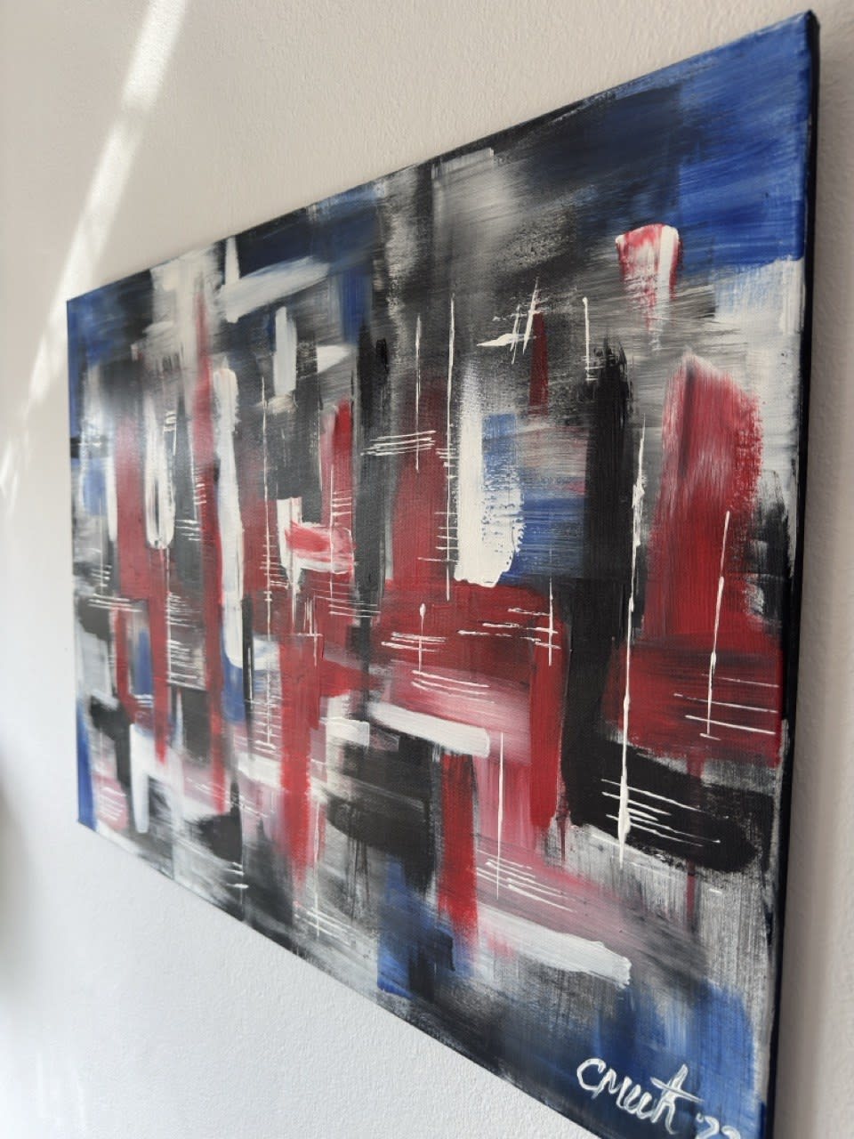 Sign - Slagjana Mirkovic - Acryl auf Leinwand mit natürlichen Pigmenten - 80 x 60 cm 3