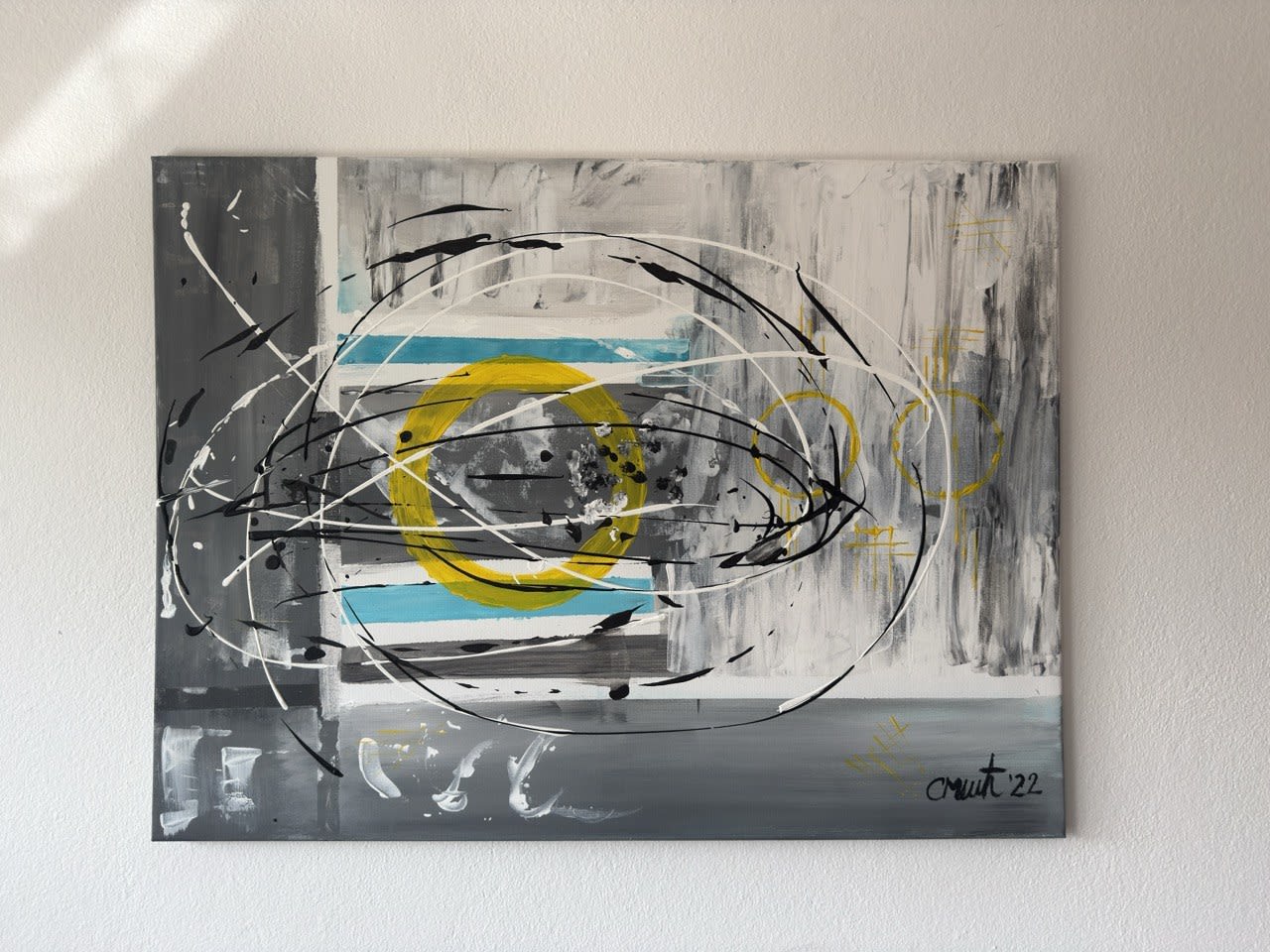 Going crazy - Slagjana Mirkovic - Acryl auf Leinwand mit natürlichen Pigmenten - 80 x 60 cm 2