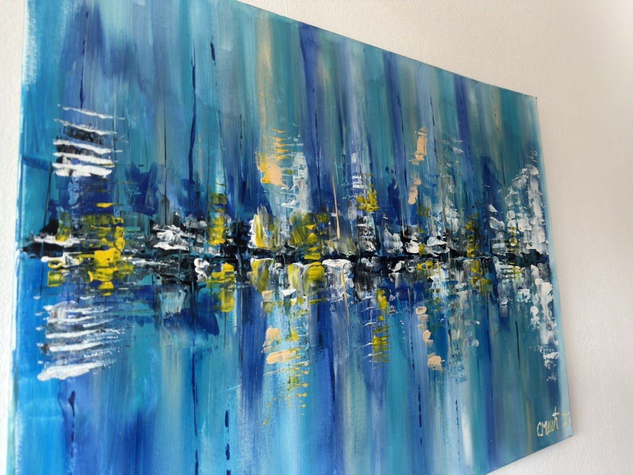 Frozen thoughts - Slagjana Mirkovic - Acryl auf Leinwand mit natürlichen Pigmenten - 80 x 60 cm 3