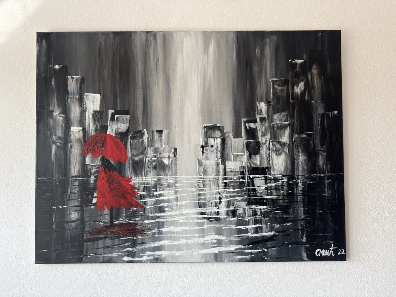 Lonely heart - Slagjana Mirkovic - Acryl auf Leinwand mit natürlichen Pigmenten - 80 x 60 cm 3