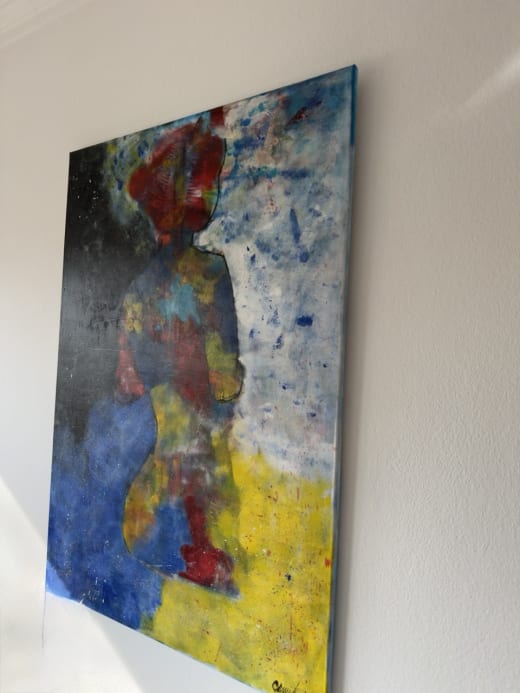 Inner spectrum - Slagjana Mirkovic - Acryl auf Leinwand mit natürlichen Pigmenten - 70 x 100 cm 3
