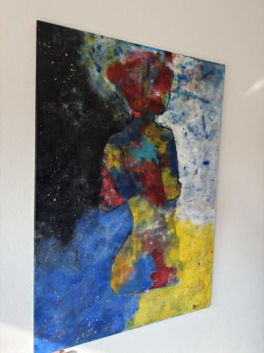Inner spectrum - Slagjana Mirkovic - Acryl auf Leinwand mit natürlichen Pigmenten - 70 x 100 cm 4
