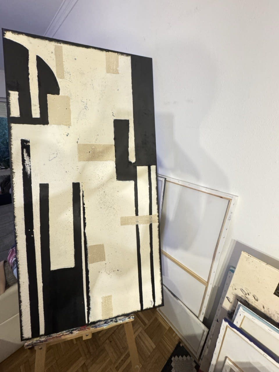 Within silence - Slagjana Mirkovic - Acryl auf Leinwand mit natürlichen Pigmenten - 70 x 140 cm 3