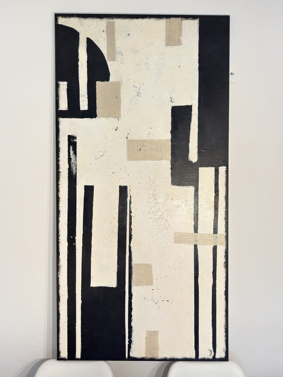 Within silence - Slagjana Mirkovic - Acryl auf Leinwand mit natürlichen Pigmenten - 70 x 140 cm 4