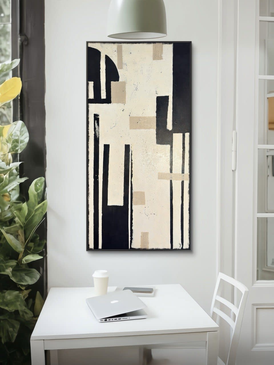 Within silence - Slagjana Mirkovic - Acryl auf Leinwand mit natürlichen Pigmenten - 70 x 140 cm 6