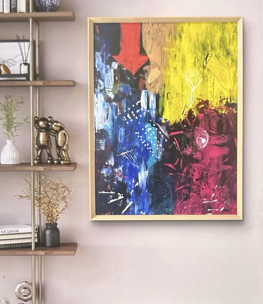 Between chaos and light - Slagjana Mirkovic - Acryl auf Leinwand mit natürlichen Pigmenten - 90 x 120 cm 3