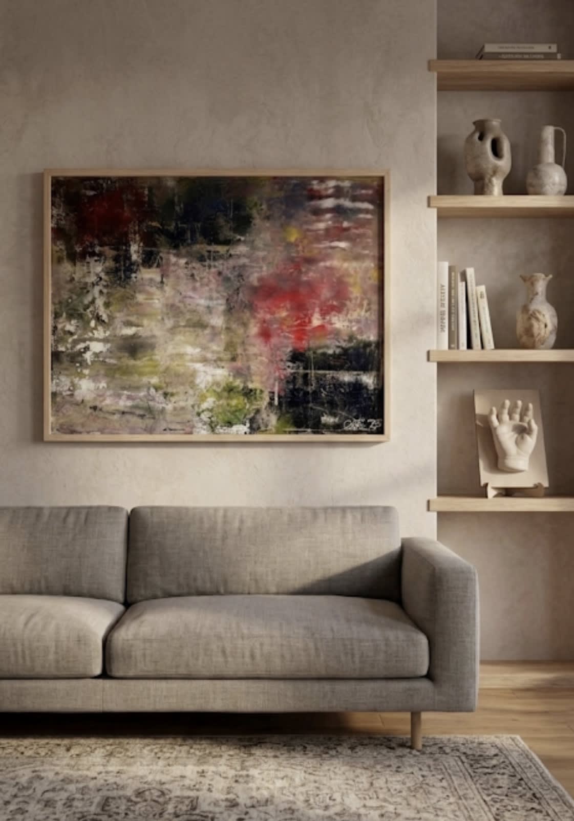 Colour power - Slagjana Mirkovic - Acryl auf Leinwand mit natürlichen Pigmenten - 80 x 60 cm 2