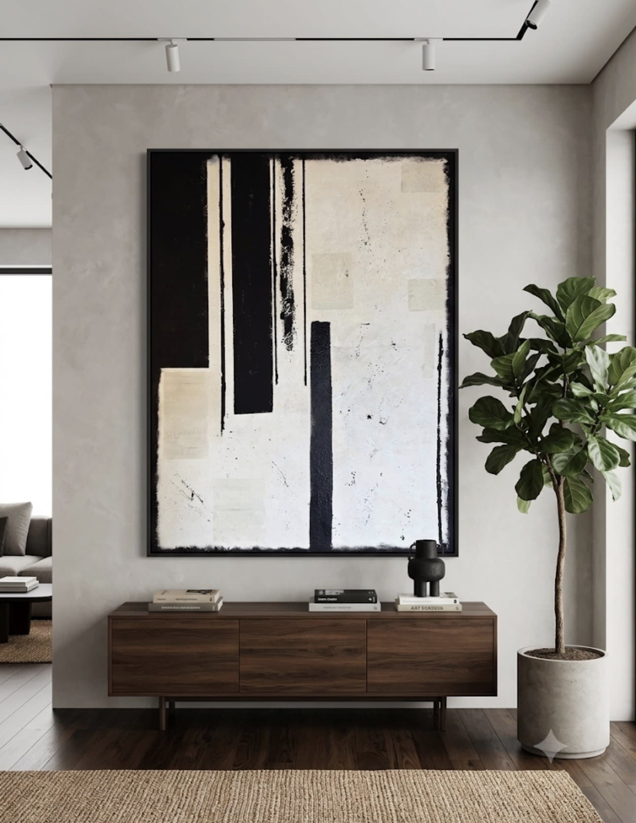 The line I drew - Slagjana Mirkovic - Acryl auf Leinwand mit natürlichen Pigmenten - 120 x 90 cm 5